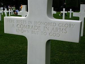 Unknown Soldier - American Cemetary - Normandy.jpg