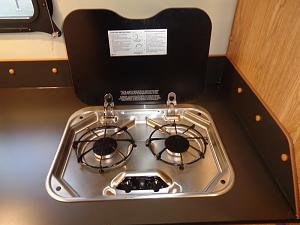 New cooktop with lid open with custom formica.jpg