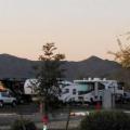 At Fort McDowell RV Resort, AZ, parked with the big boys.