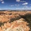 Panorama of Bryce Canyon National Park from Bryce Point - elevation 9100'. The Forum upload greatly reduces it's size and detail.