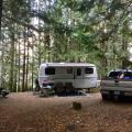 Old Mill campsite, First Lake, Nanaimo Lakes BC.